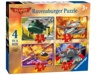 Ravensburger Disney Letadla 4 x puzzle v boxu