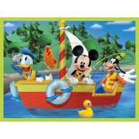 Ravensburger Disney Mickeyho Mouse Klubík 4 x puzzle v boxu 4