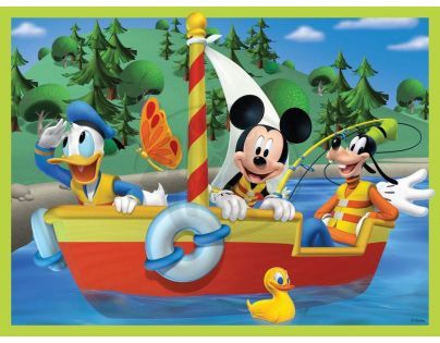 Ravensburger Disney Mickeyho Mouse Klubík 4 x puzzle v boxu