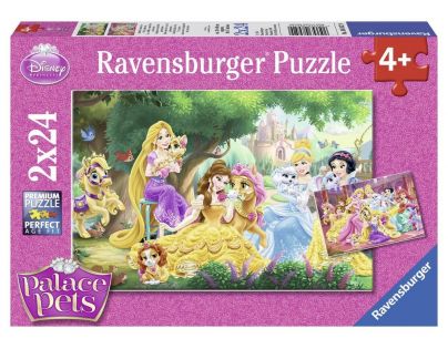 Ravensburger Disney Princess Nejlepší přátelé princezen 2 x 24 dílků