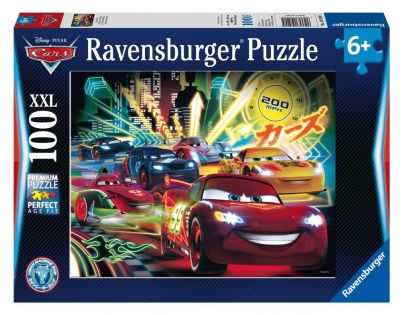Ravensburger Puzzle Autá Neónové svetlá 100 XXL dielikov