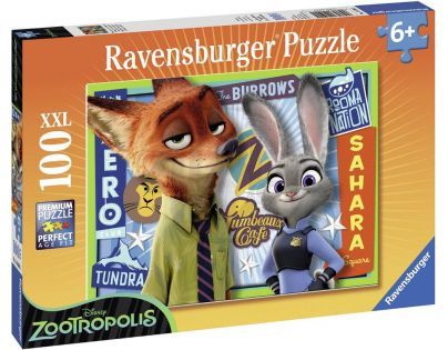 Ravensburger Disney Puzzle Zootropolis 100XXL dílků