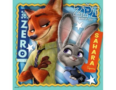 Ravensburger Disney Puzzle Zootropolis 3 x 49 dílků
