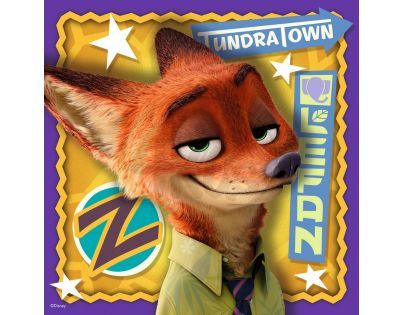 Ravensburger Disney Puzzle Zootropolis 3 x 49 dílků