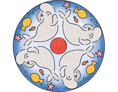 Ravensburger Hledá se Dory Mini Mandala Designer