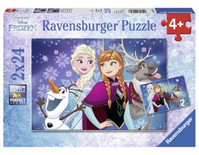 Ravensburger Puzzle Ľadové kráľovstvo 2 x 24 dielikov