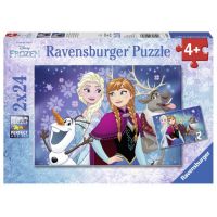 Ravensburger Puzzle Ľadové kráľovstvo 2 x 24 dielikov