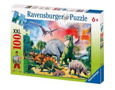 Ravensburger Puzzle Medzi dinosaurami 100 dielikov