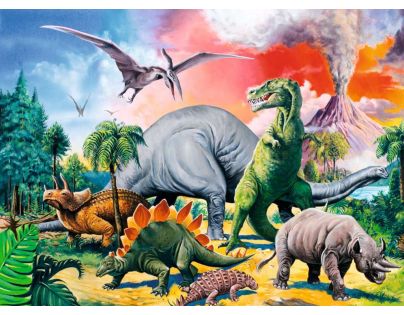 Ravensburger Puzzle Medzi dinosaurami 100 dielikov