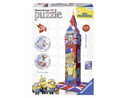 Ravensburger 3D puzzle Big Ben Mimoni 216 dielikov