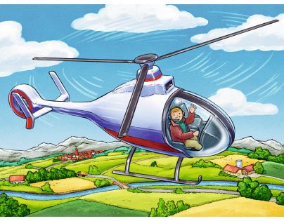 Ravensburger Moje obľúbené dopravné prostriedky 12 kociek