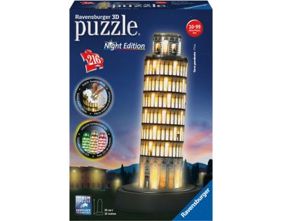 Ravensburger 3D puzzle Pisa Nočná edícia 216 dielikov