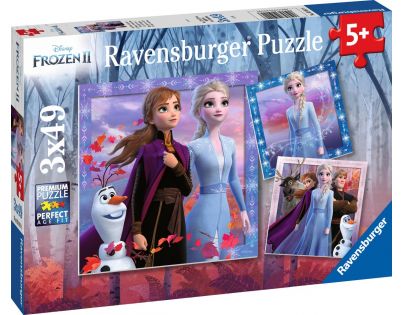 Ravensburger Puzzle Disney Ľadové kráľovstvo II. 3 x 49 dielikov