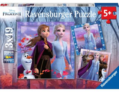 Ravensburger Puzzle Disney Ľadové kráľovstvo II. 3 x 49 dielikov