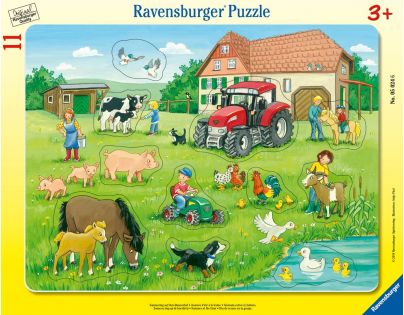 Ravensburger puzzle 050246 Letný deň na statku 11 dielikov