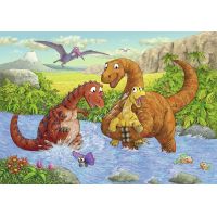Ravensburger Puzzle Hraví dinosaury 2 x 24 dielikov 2