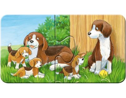 Ravensburger Puzzle Zvieratká na dvore 9 x 2 dielikov