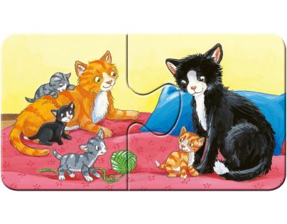 Ravensburger Puzzle Zvieratká na dvore 9 x 2 dielikov