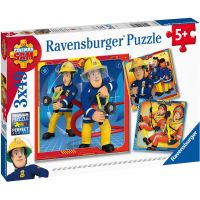 Ravensburger Puzzle Požiarnik Sam zachraňuje 3 x 49 dielikov 5