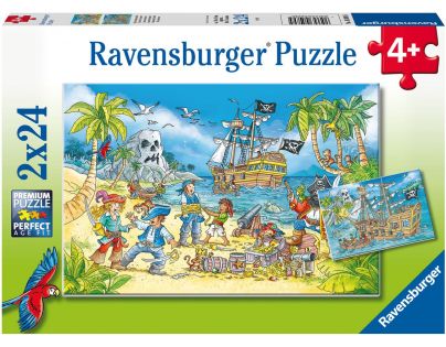 Ravensburger Puzzle Piráti 2 x 24 dielikov