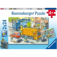 Ravensburger Puzzle Likvidácia odpadu 2 x 24 dielikov