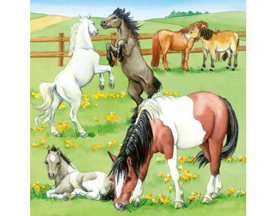 Ravensburger Puzzle Kone 3 x 49 dielikov