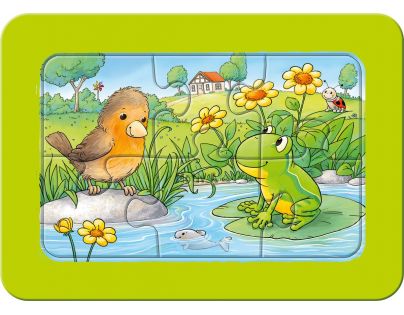 Ravensburger Puzzle Malé záhradné zvieratá 3 x 6 dielikov