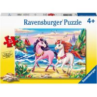 Ravensburger Puzzle Plážoví jednorožci 35 dielikov 2
