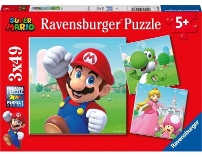 Ravensburger Puzzle Super Mario 3 x 49 dielikov