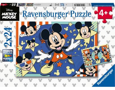 Ravensburger Puzzle Disney Mickey Mouse 2 x 24 dielikov