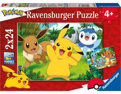Ravensburger Puzzle Pokémon 2 x 24 dielikov