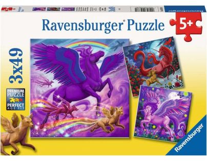 Ravensburger Puzzle Mýtickí vladári 3 x 49 dielikov