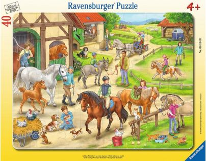 Ravensburger Puzzle Na konské farme 40 dielikov