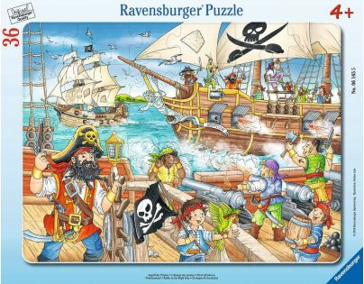Ravensburger Puzzle Útok pirátov 36 dielikov