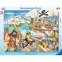 Ravensburger puzzle 061655 Útok pirátov 36 dielikov