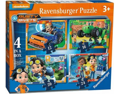 Ravensburger puzzle 069835 Rusty Rivets 4 v 1
