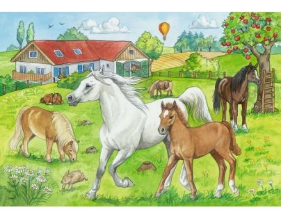 Ravensburger puzzle 078332 Vo stajniach 2x24 dielikov