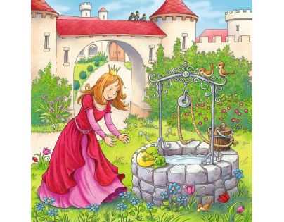 Ravensburger Puzzle Červená čiapočka a princezny 3 x 49 dielikov