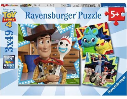 Ravensburger puzzle 080670 Disney Toy Story 4 3x49 dielikov