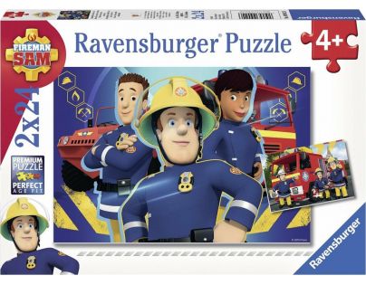 Ravensburger puzzle 090426 Požiarnik Sam 2x24 dielikov