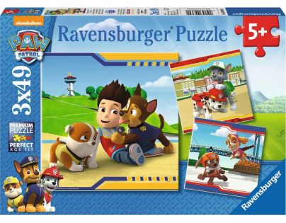 Ravensburger Puzzle Labková patrola Chlpatí hrdinovia 3 x 49 dielikov