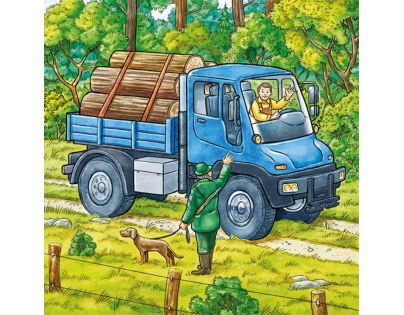 Ravensburger Puzzle Stroje v poľnohospodárstve 3 x 49 dielikov