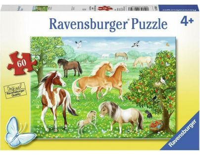Ravensburger puzzle 096398 Lúka s Mustangom 60 dielikov