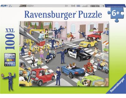 Ravensburger puzzle 104017 Polícia na hliadke 100 XXL dielikov