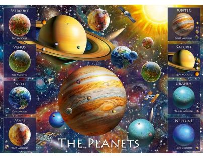 Ravensburger Puzzle Planéty 100 XXL dielikov