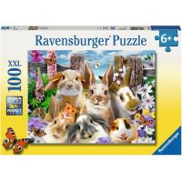 Ravensburger puzzle 109494 Zajícová selfie 100 dielikov 2