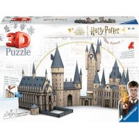 Ravensburger 3D Puzzle Harry Potter Rokfortský hrad 2 v 1 Veľká sieň a Astronomická veža 1245 dielikov 2