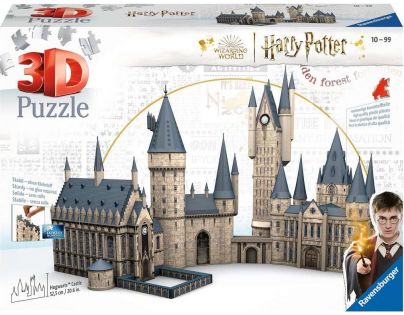 Ravensburger 3D Puzzle Harry Potter Rokfortský hrad 2 v 1 Veľká sieň a Astronomická veža 1245 dielikov