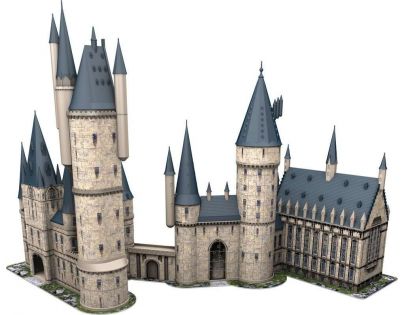 Ravensburger 3D Puzzle Harry Potter Rokfortský hrad 2 v 1 Veľká sieň a Astronomická veža 1245 dielikov
