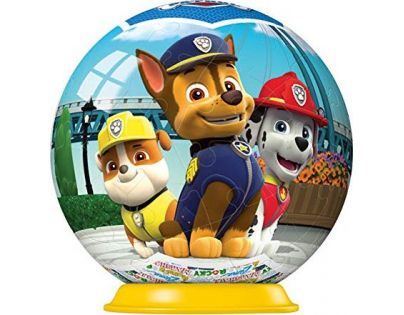 Ravensburger PuzzleBall Tlapková Patrola žltý podstavec 54 dielikov